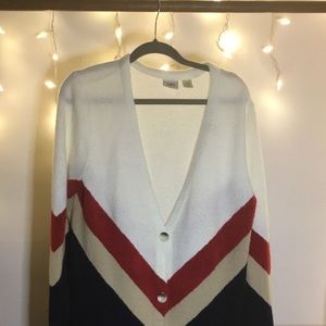 Buckle Chevron cardigan